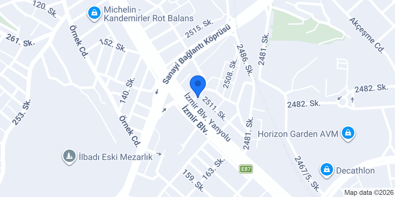 Dervişoğlu Otomotiv konumu
