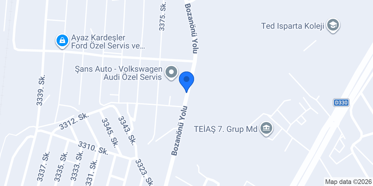 metin oto yedek parça konumu