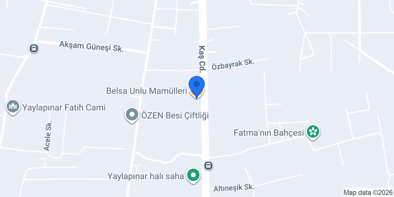 Belsa Unlu Mamülleri konumu