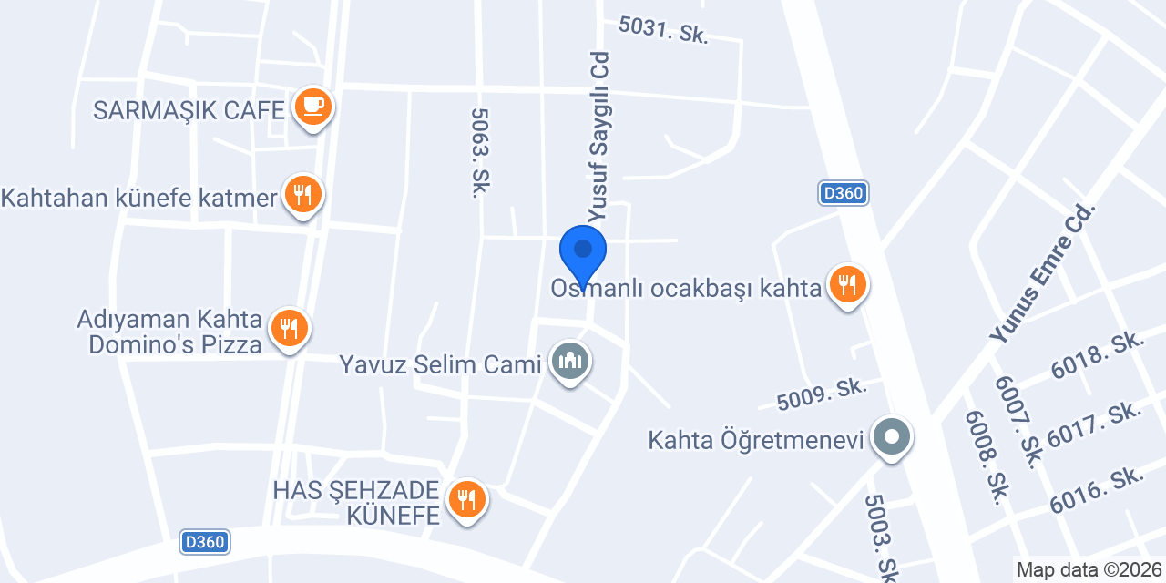 Gurme Yemekçilik konumu