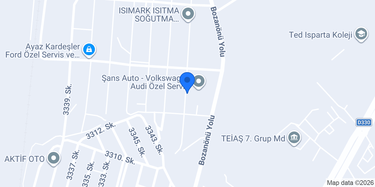 DG MOTORLU ARAÇLAR konumu