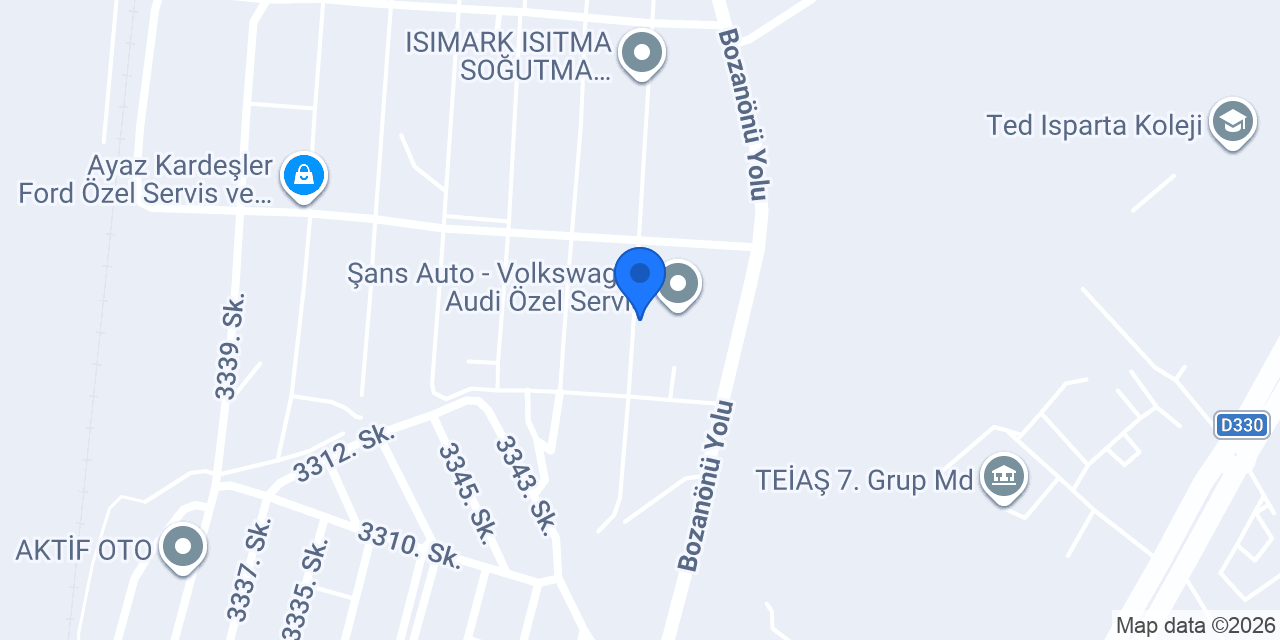 OtoPlatform ISPARTA konumu