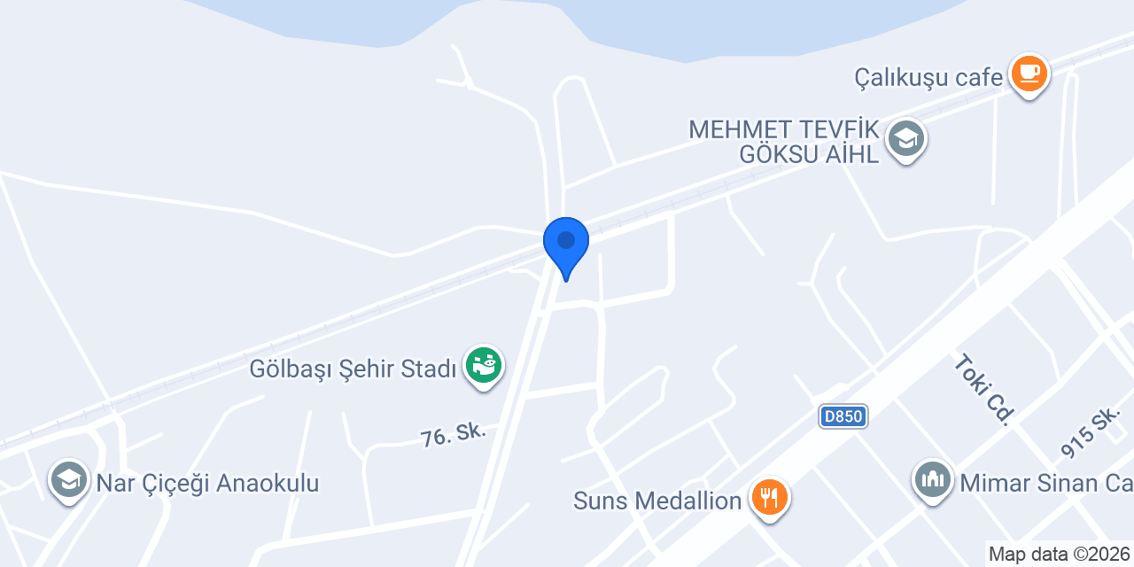 ADYÜ Gölbaşı MYO konumu