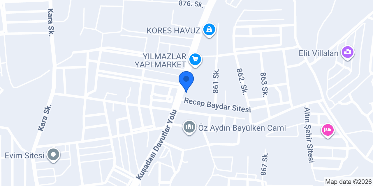 Mavera Çiçekçilik konumu