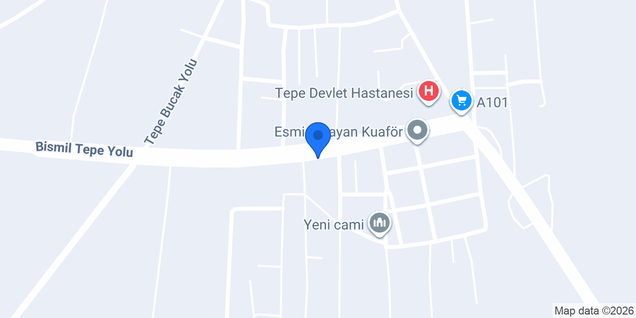 Tepe pastahanesi konumu