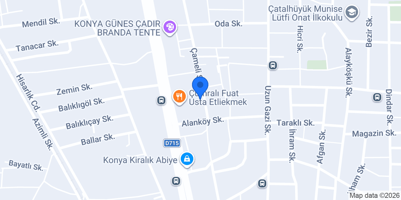 ZERAFET BUTİK konumu
