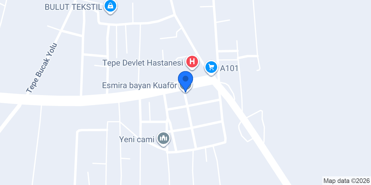 Esmira bayan Kuaför konumu