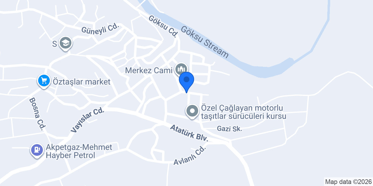 Tatlıgünler Kebap Salonu konumu