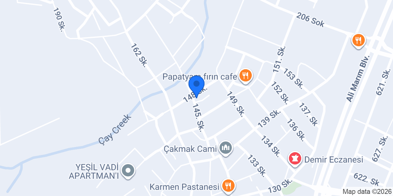 Gündüz Mobilya konumu