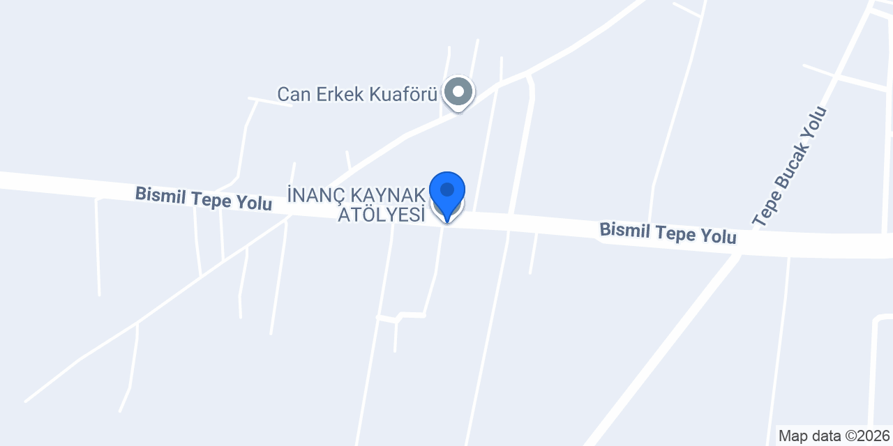 İNANÇ KAYNAK ATÖLYESİ konumu