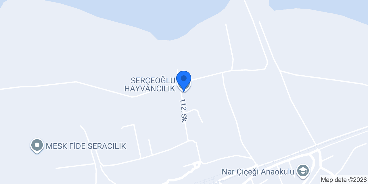 SERÇEOĞLU HAYVANCILIK konumu