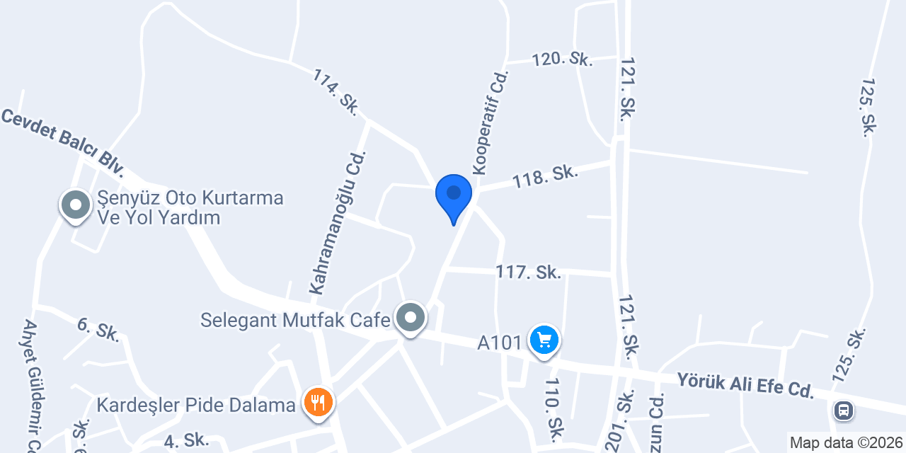 Küçükpark Eczanesi konumu