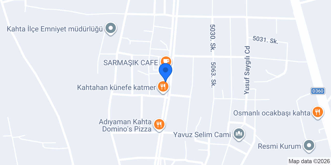 Kahta Burger | Milano Ala Carte konumu