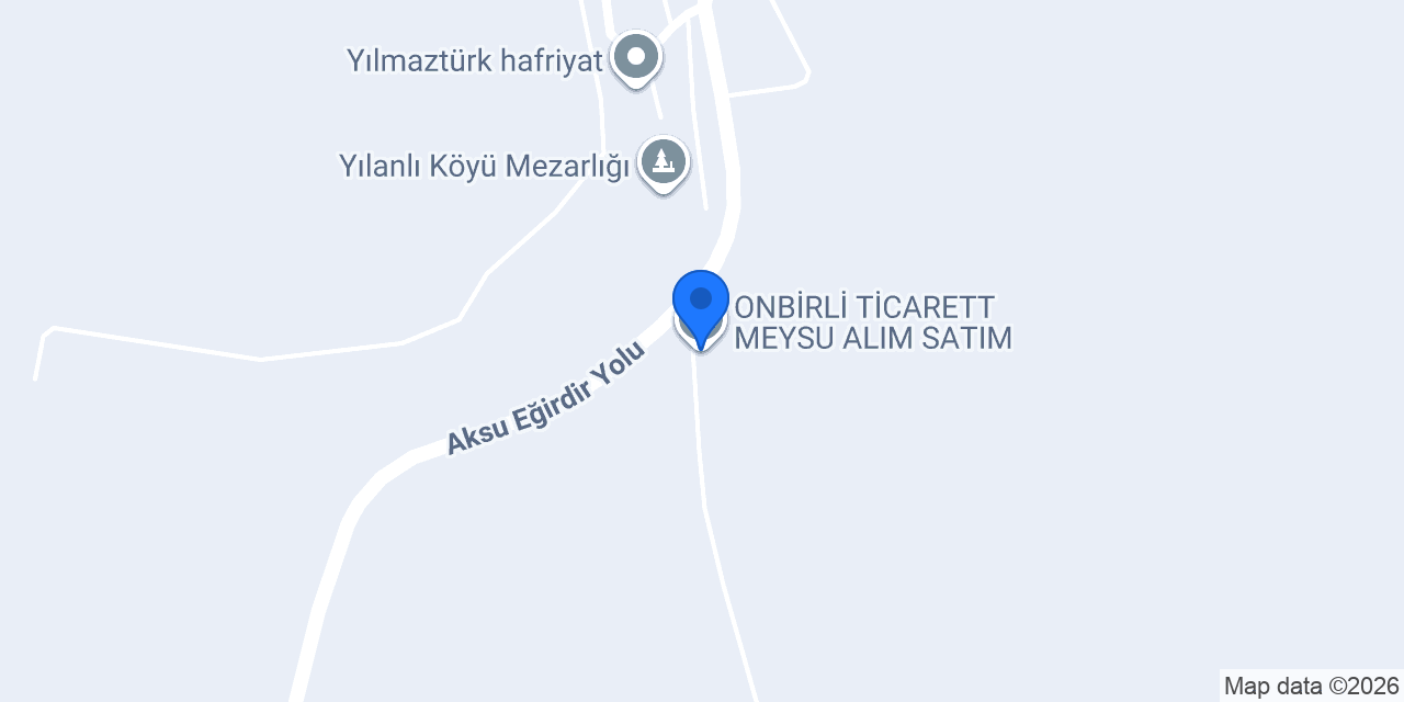 ONBİRLİ TİCARETT MEYSU ALIM SATIM konumu