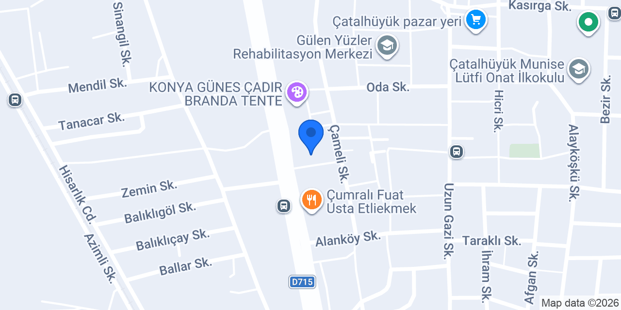 HasCar Oto Kurtarma konumu