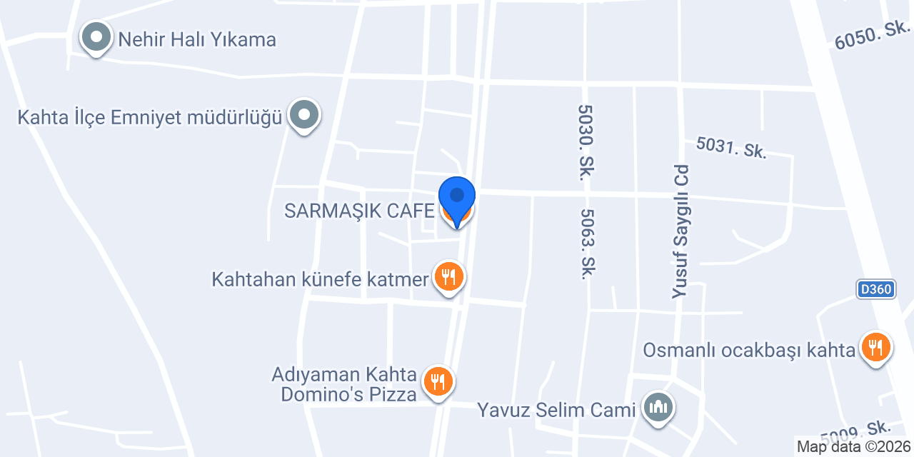 SARMAŞIK CAFE konumu