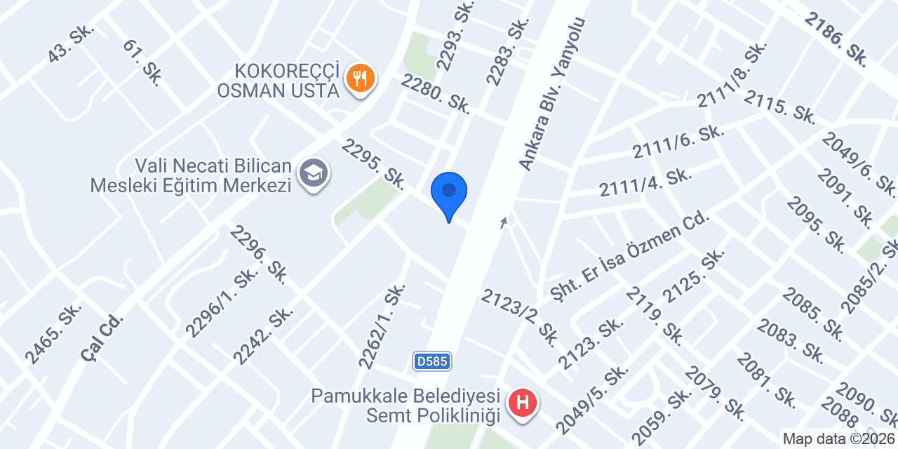 Özdemir Ticaret konumu