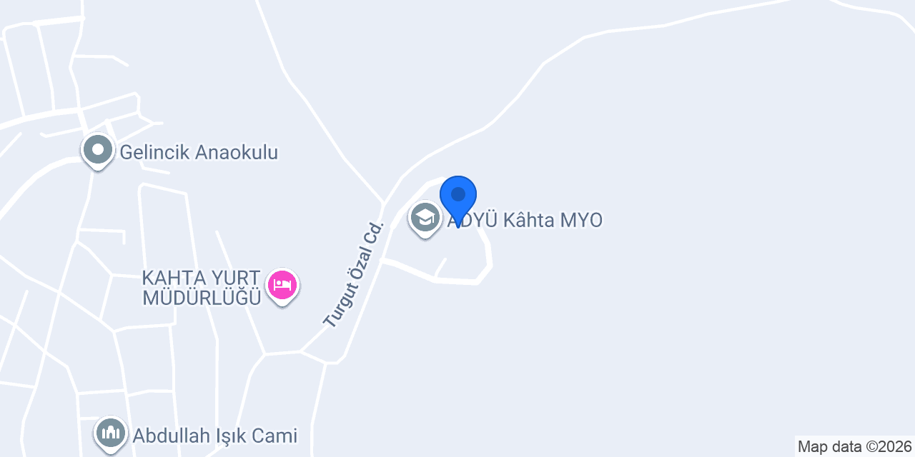 Kahta MYO konumu