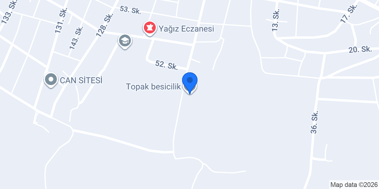 Topak besicilik konumu