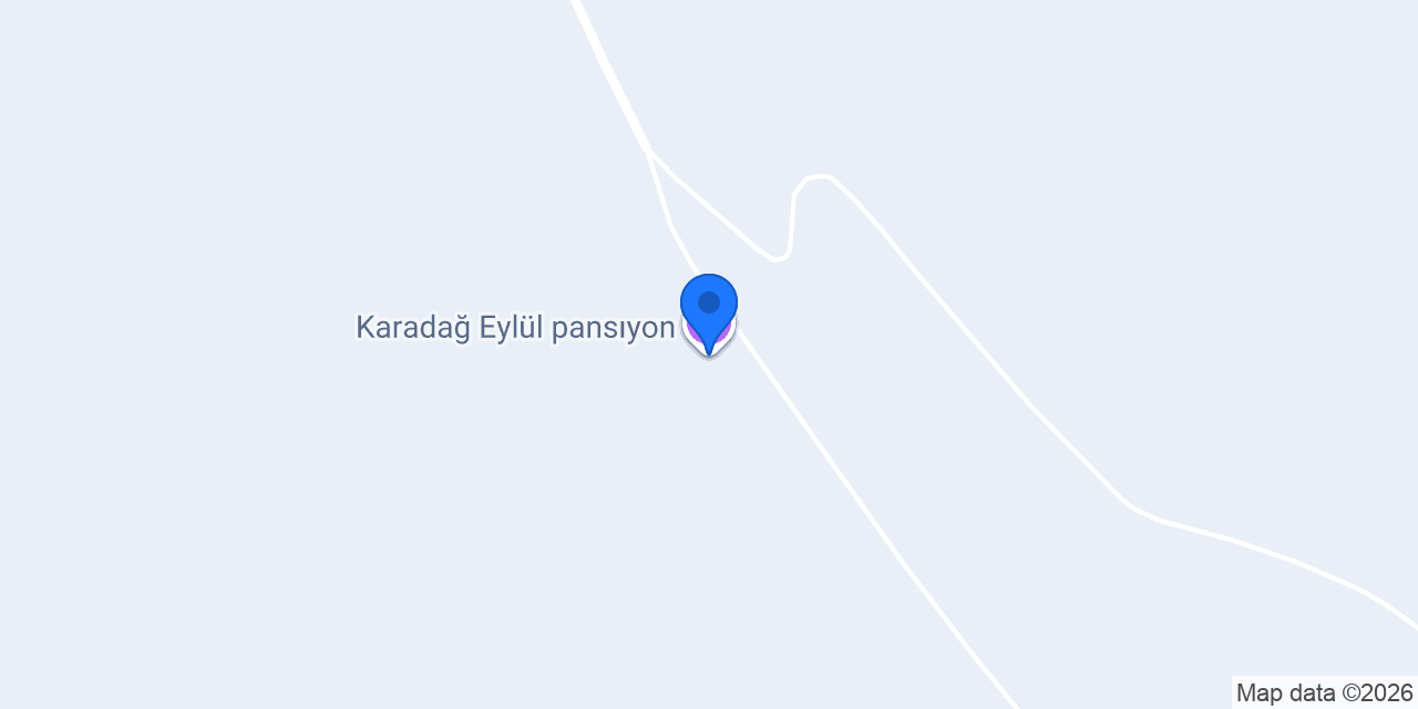 Karadağ Eylül pansıyon konumu