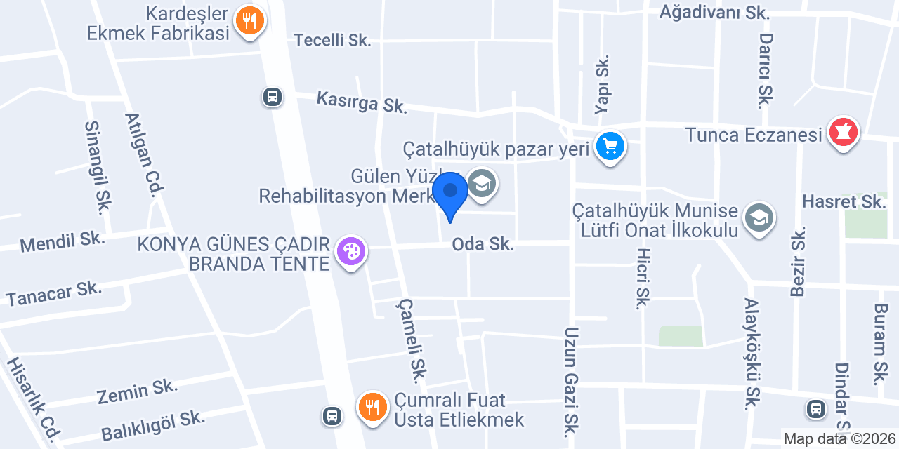 GÜRBÜZ ANAOKULU konumu