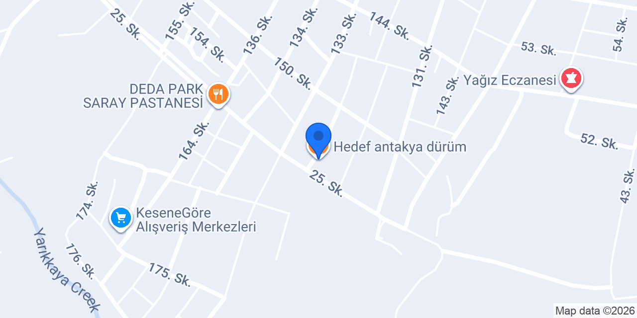 Hedef antakya dürüm konumu
