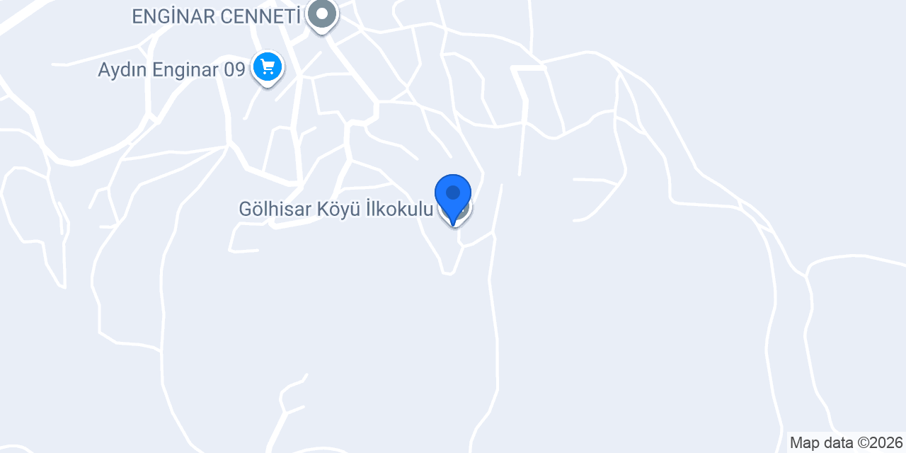 Gölhisar Köyü İlkokulu konumu