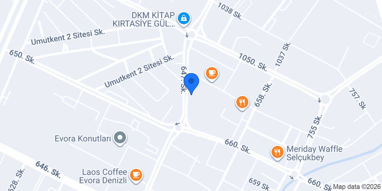 LEZZET DURAĞI EVORA ŞUBE konumu