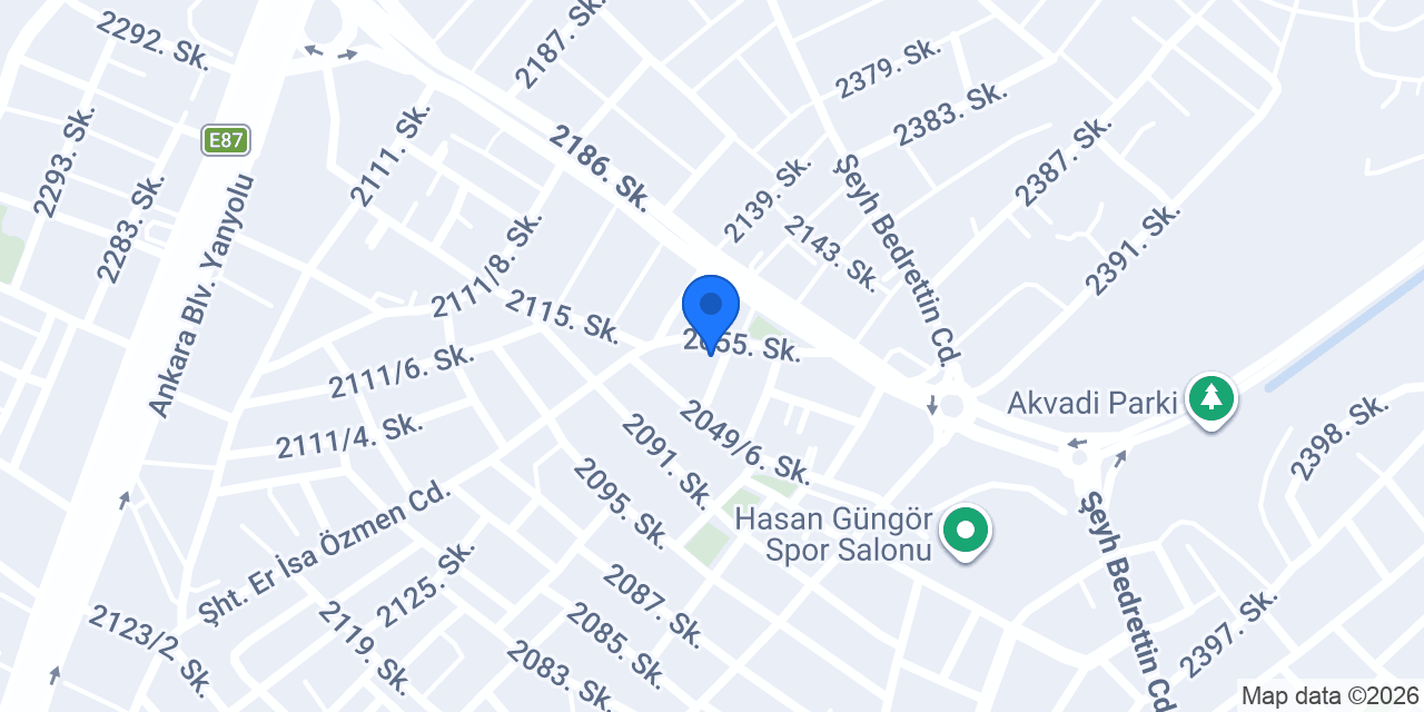 Kelebeğim bayan kuaförü konumu