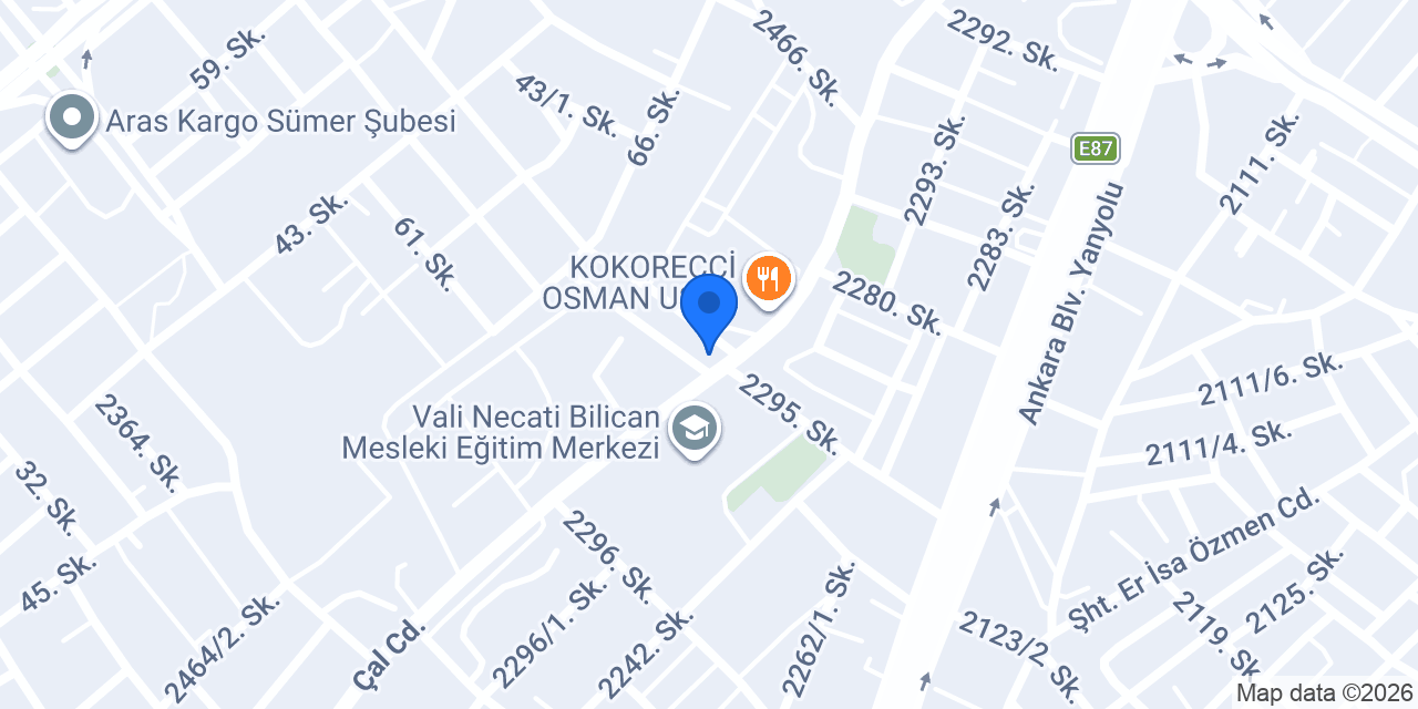 Sosyete Kokoreç konumu