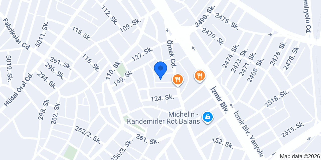 Çevik Oto Özel Servis konumu