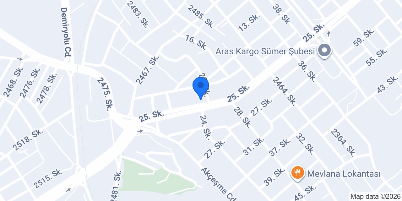 Halkbank Sümer Şubesi konumu