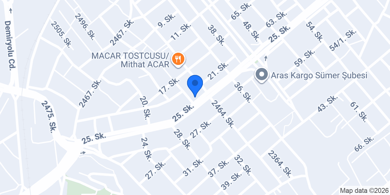 Ergün Ticaret konumu