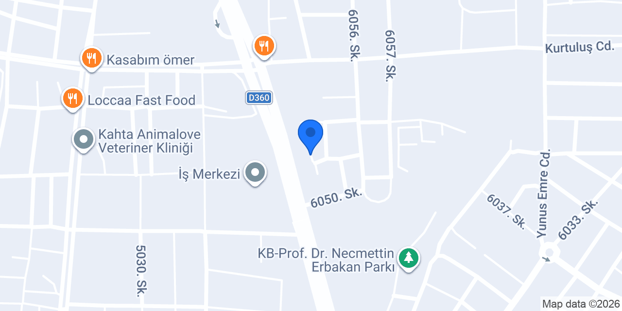 Baran Oto Lastik konumu