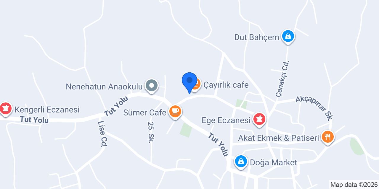 Çayırlık cafe konumu