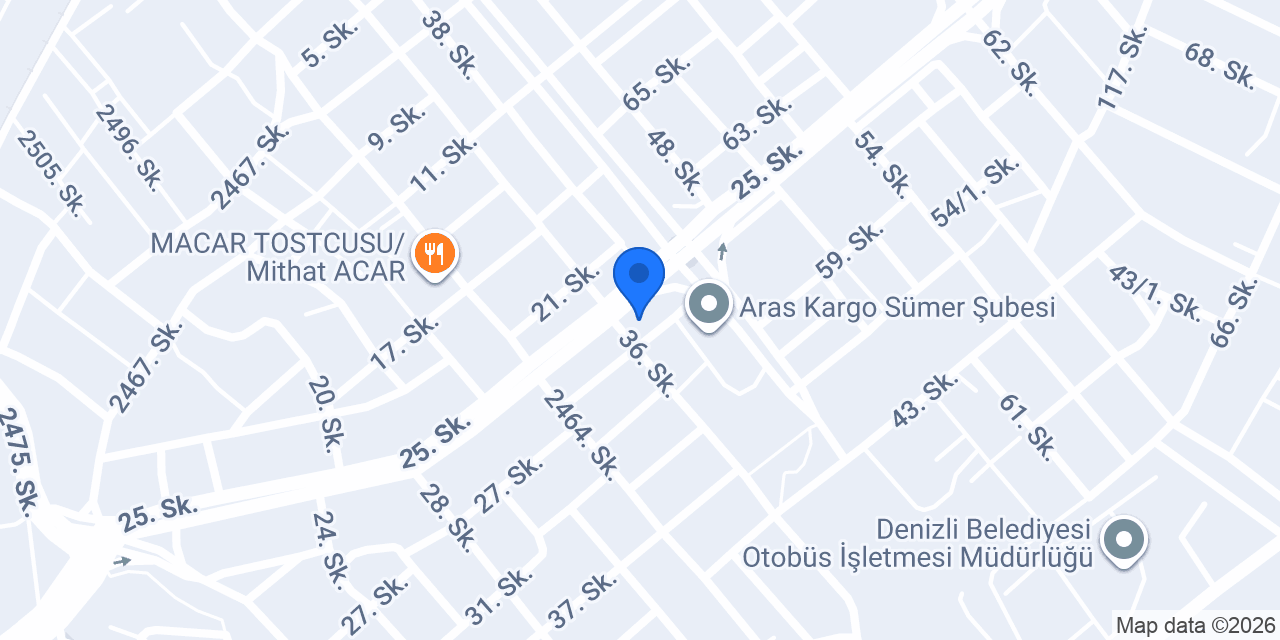 Biçer Oto Elektrik konumu