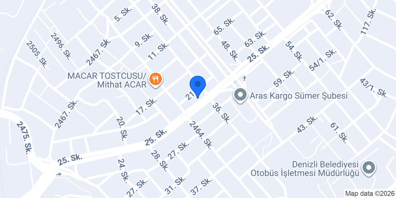 Eksen Otomotiv konumu