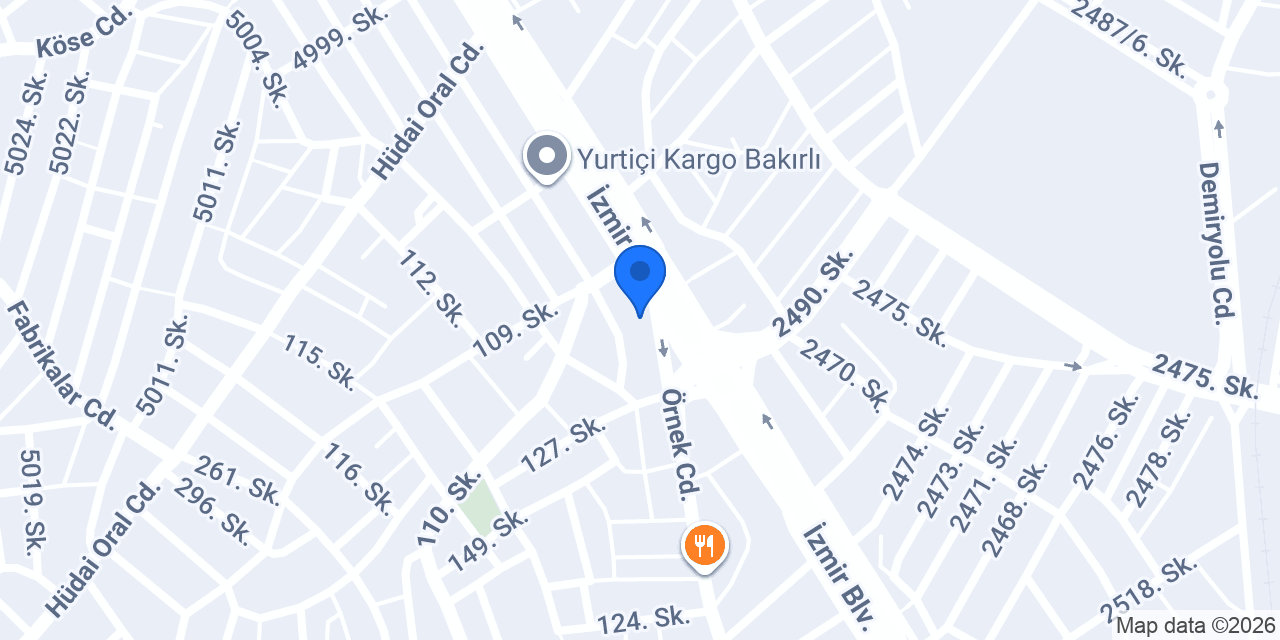 QNB Denizli Sanayi Şubesi konumu
