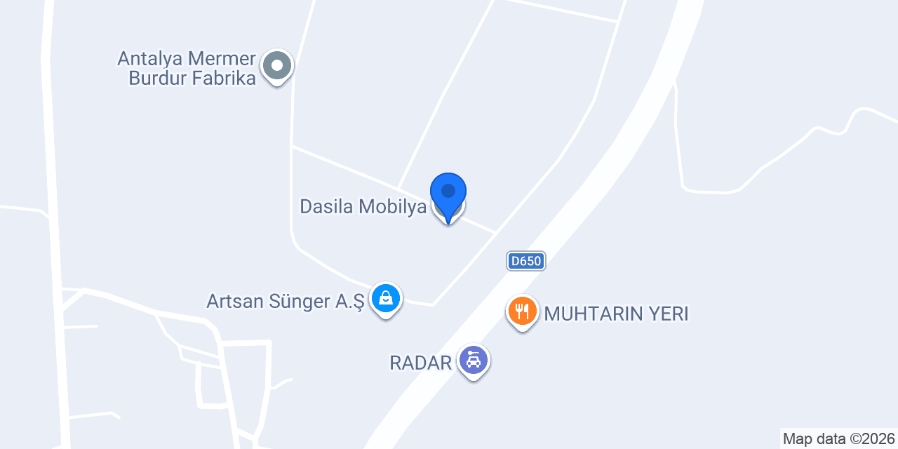 Dasila Mobilya konumu