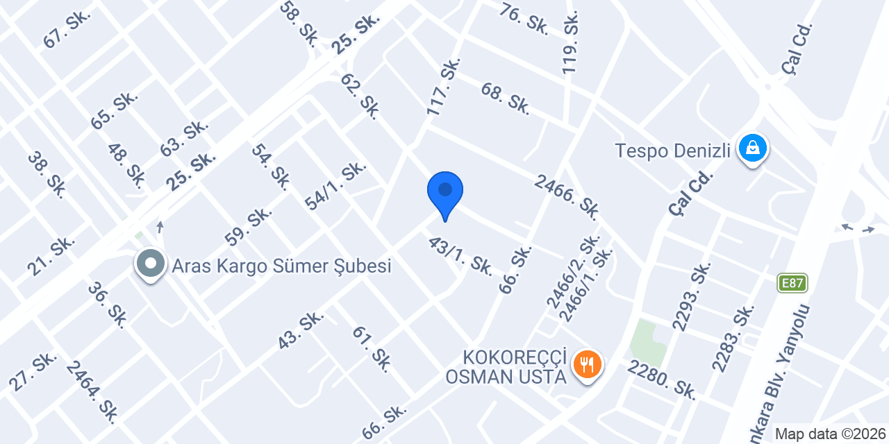 Tıpırdamaz Egzoz konumu
