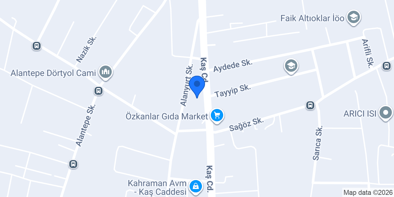 Durak Market konumu