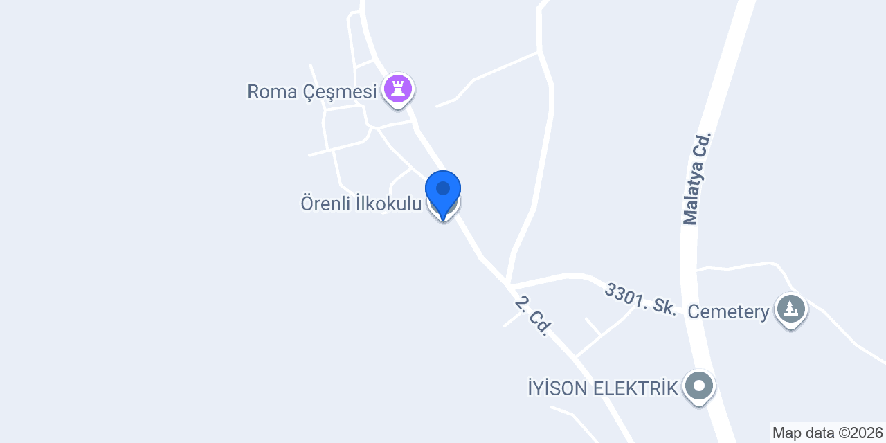Örenli İlkokulu konumu