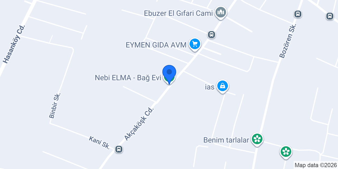 Nebi ELMA - Bağ Evi konumu
