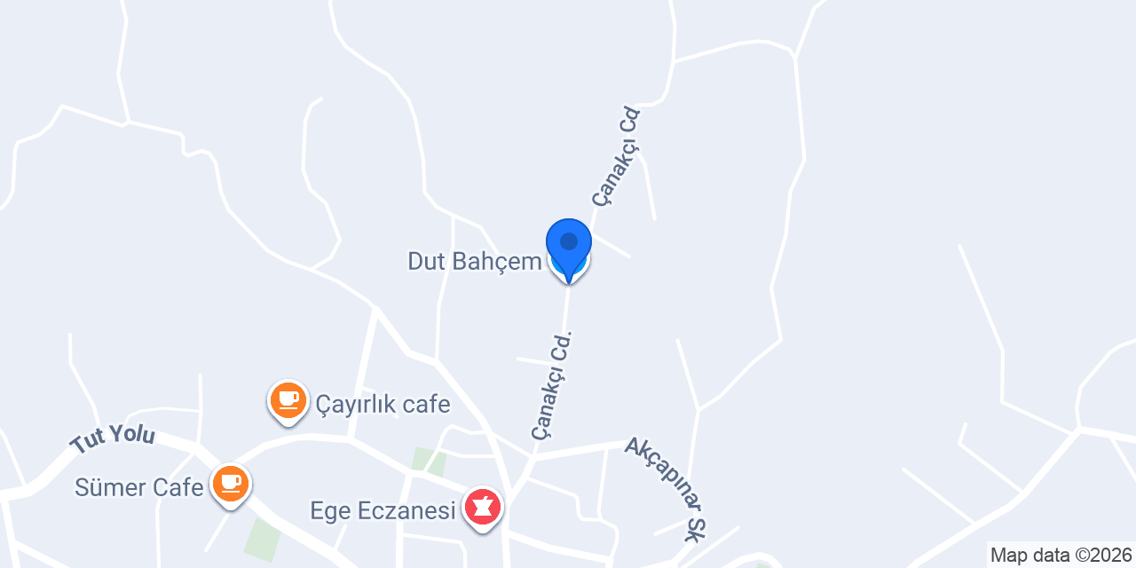 Dut Bahçem konumu