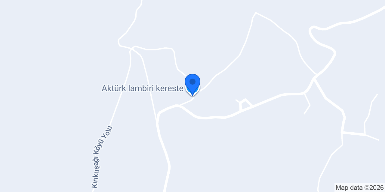 Aktürk lambiri kereste konumu