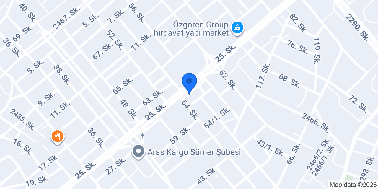Tusem Yemek konumu