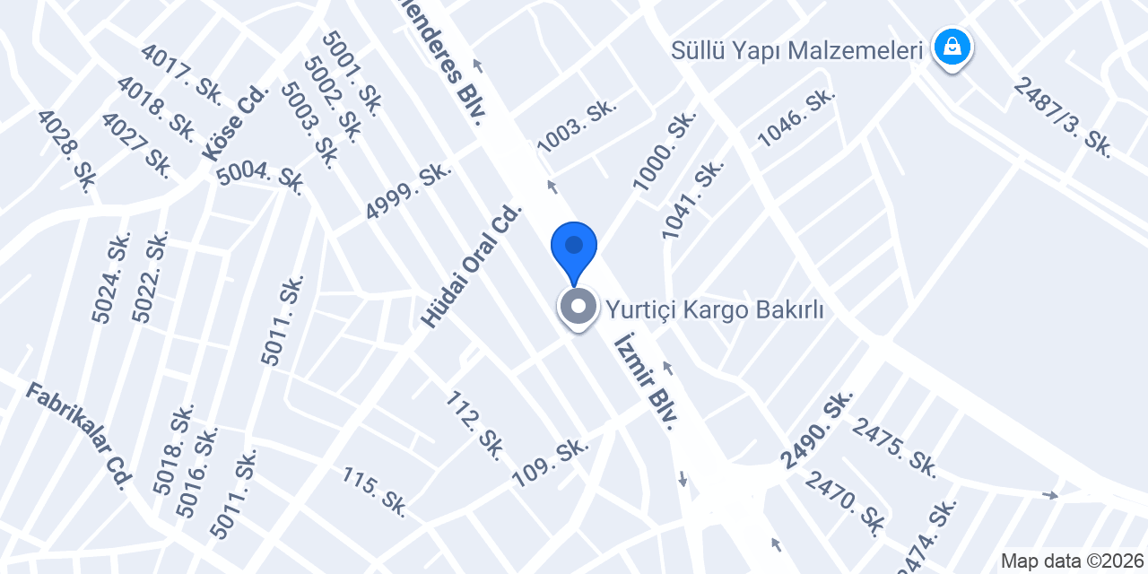 DHL eCommerce - Bakırlı Şubesi konumu
