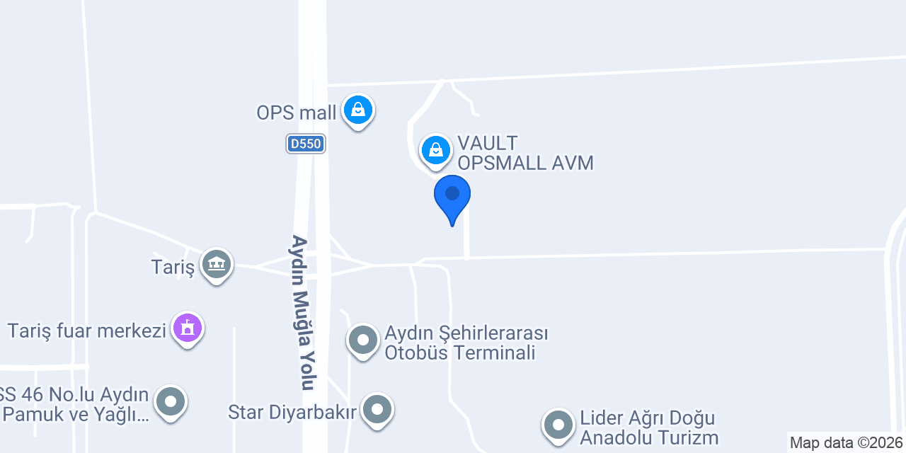 OPS Mall Özdilek Departman Mağaza konumu
