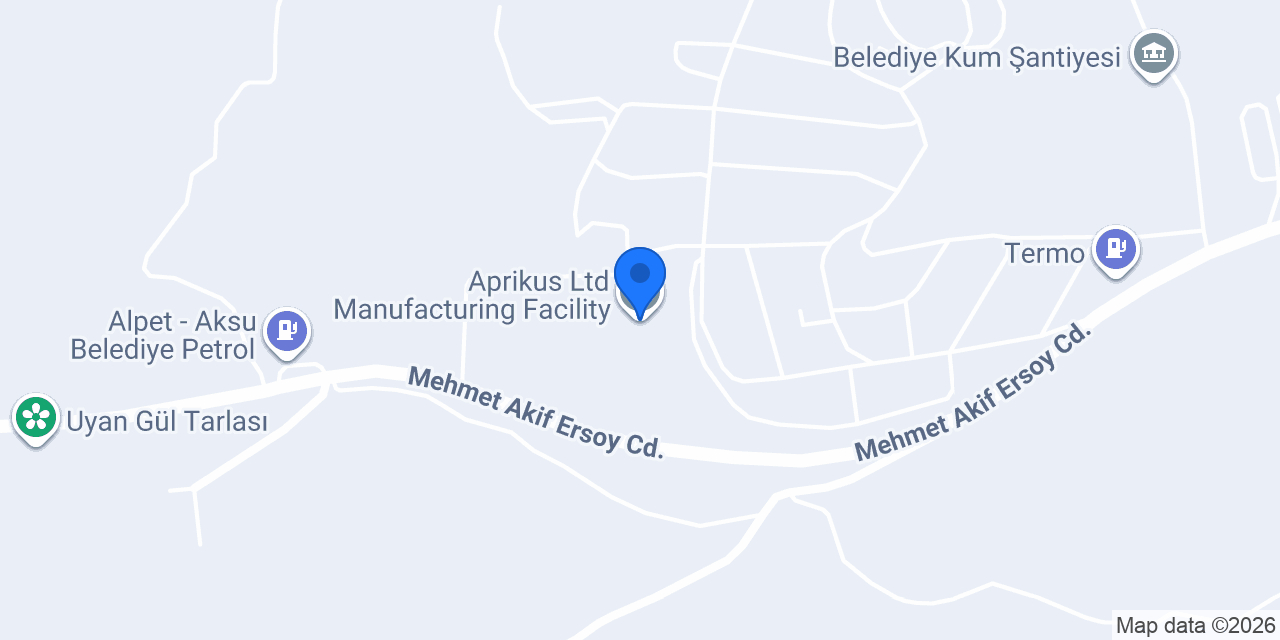 Aprikus Ltd Manufacturing Facility konumu
