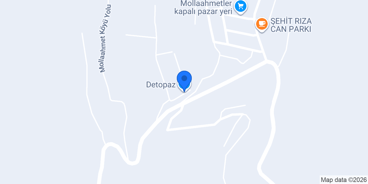 Detopaz konumu